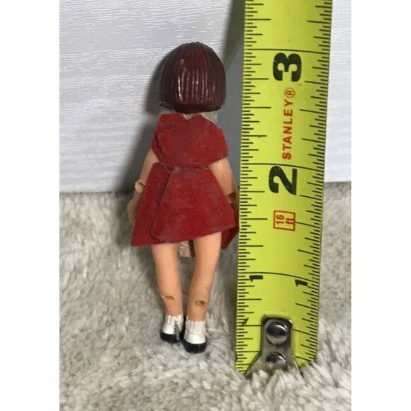 Vintage Marx Dollhouse Family Rubber Mom Dad Child Baby Bendable Poseable 2"- 5" - Picture 16 of 16